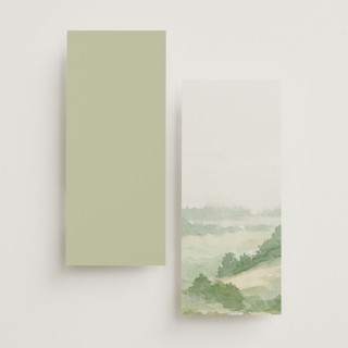 This is a meadow unique wedding programs with standard by Elly called the vow printing on signature in 4x9