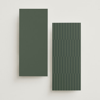 This is a forest unique wedding programs with standard by Kelly Schmidt called flip printing on signature in 4x9