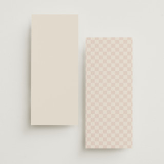 This is a blush unique wedding programs with standard by Pixel and Hank called salted printing on signature in 4x9