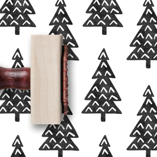 This is a multicolorassorted-colors wedding stationery by Alyssa Cook called diy holiday wrapping paper stamp | christmas gift tag stamp in standard