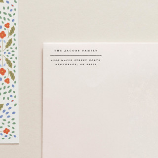 This is a black address labels by Tara Grangroth called self inking holiday address stamp no. 8 in standard