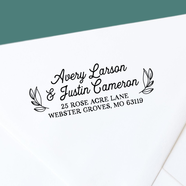 Custom Self-Inking Return Address Stamp | Modern Botanical