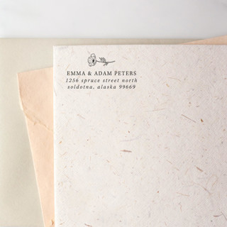 This is a white address labels by Tara Grangroth called address stamp no. 2 in standard