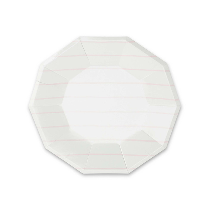 Blush Frenchie Stripes Small Plates