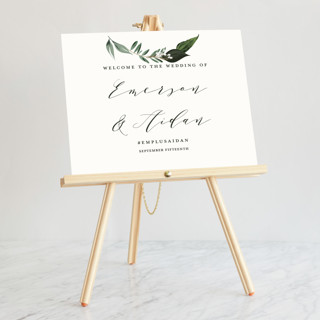 This is a natural kitten by Minted called medium tabletop easel in standard