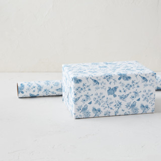 This is a provincial wrapping paper by Jennifer Postorino called empire toile in standard