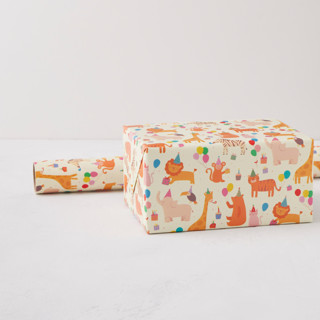 This is a brights wrapping paper by Creo Study called its party time in standard