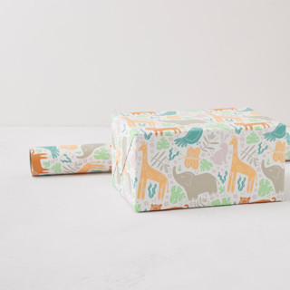 This is a palm wrapping paper by Pixel and Hank called little cuties in standard