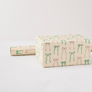 This is a sweets wrapping paper by Cass Loh called pastel bow in standard