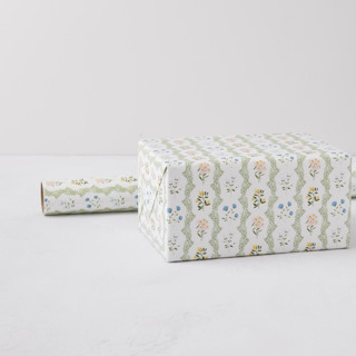 This is a elegant wrapping paper by Elizabeth Bishop called grandmillenial affair in standard