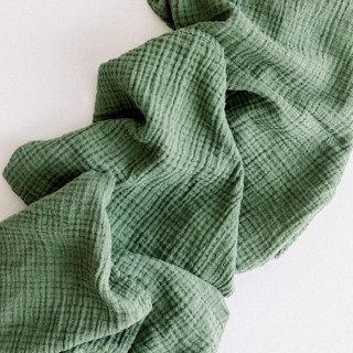 This is a multicolor wedding decor by borrowed BLU called organic cotton runner // olive in standard