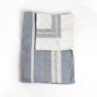 This is a blue throw blankets by Powered By People called baby blanket - light blue in standard
